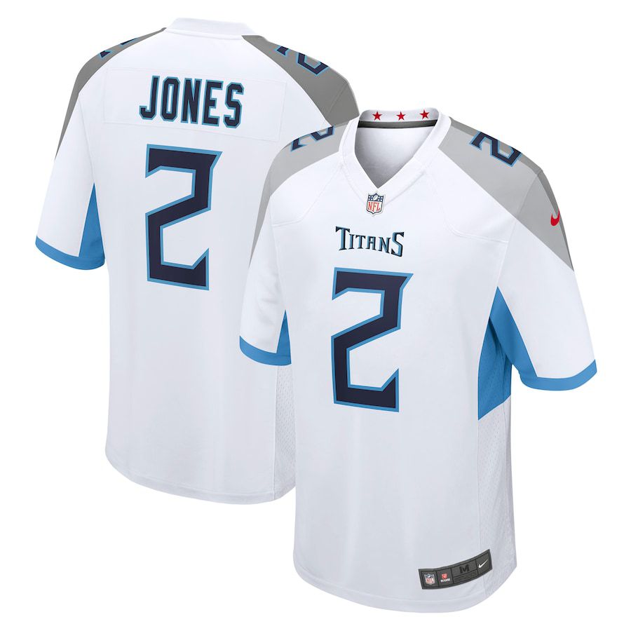 Men Tennessee Titans 2 Julio Jones Nike White Player Game NFL Jersey